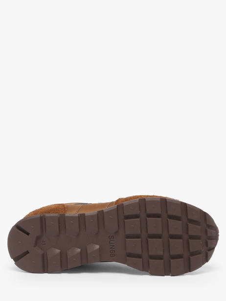 Sneakers En Cuir Sun68 Marron men Z4510580 vue secondaire 4