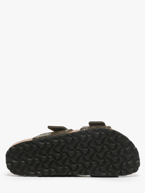 Mules Birkenstock Vert women 1030888 vue secondaire 4