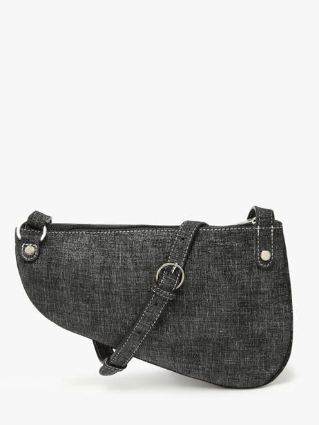 Sac Bandoulière City Perle Tweed Nathan baume Gris n city TW vue secondaire 3