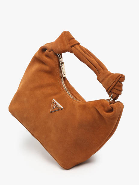 Sac à Main Isotta Aspect Daim Guess Marron isotta SG966001 vue secondaire 1