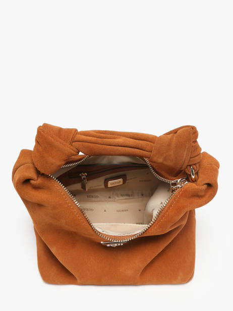 Sac à Main Isotta Aspect Daim Guess Marron isotta SG966001 vue secondaire 2