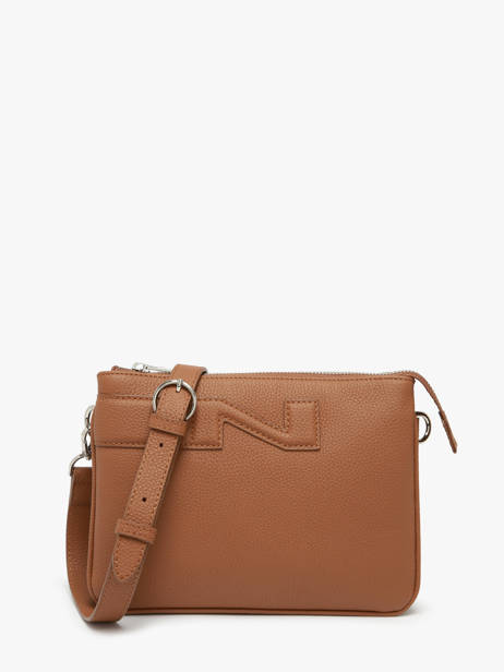 Sac Bandoulière Milano Cuir Nathan baume Marron n city 3