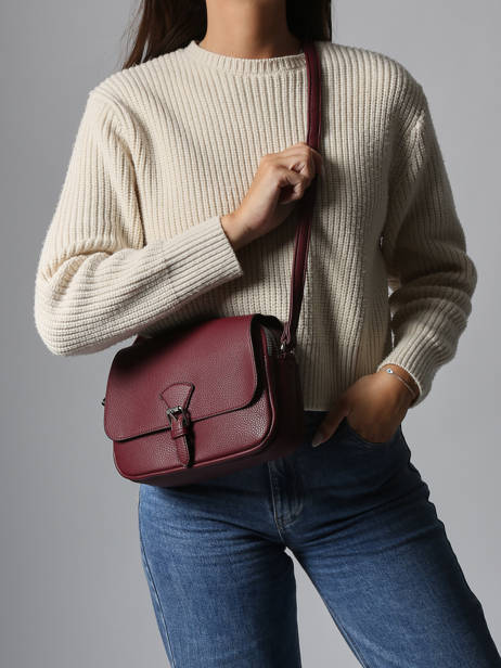 Sac Bandoulière Grained Miniprix Violet grained F3601 vue secondaire 1