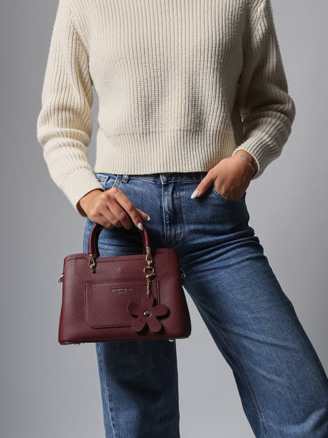 Sac Bandoulière Grained Miniprix Rouge grained H6931 vue secondaire 1