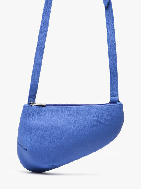 Sac Bandoulière City Perle Cuir Nathan baume Bleu n city N1811000 vue secondaire 2