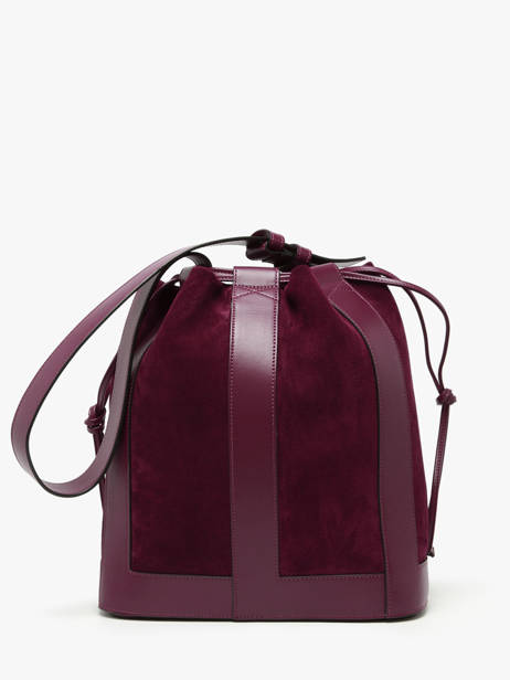Sac Seau M Elles Cuir Lancel Violet elles A13360 vue secondaire 4