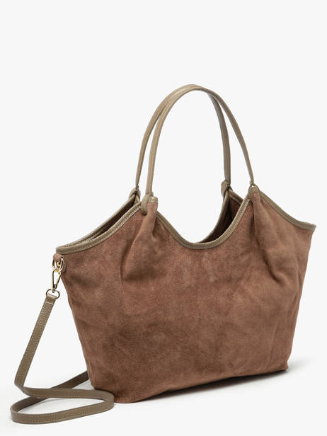 Sac Porté épaule Velvet Caviar Cuir Milano Marron velvet caviar VC241110 vue secondaire 2