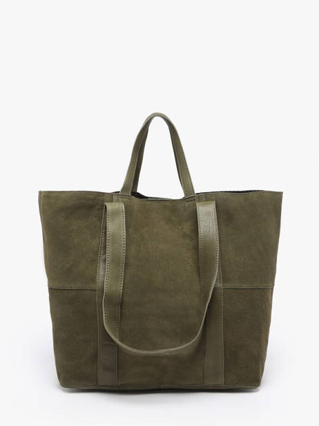 Sac Porté épaule Jasmin Cuir Pieces Vert jasmin 17160092