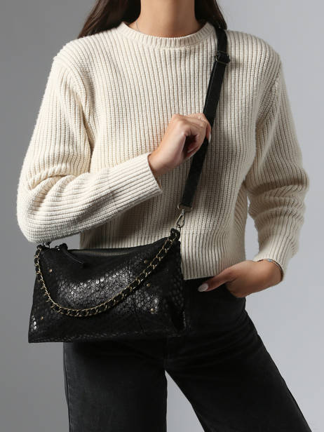 Sac Bandoulière Joanna Cuir Pieces Noir joanna 17160097 vue secondaire 1