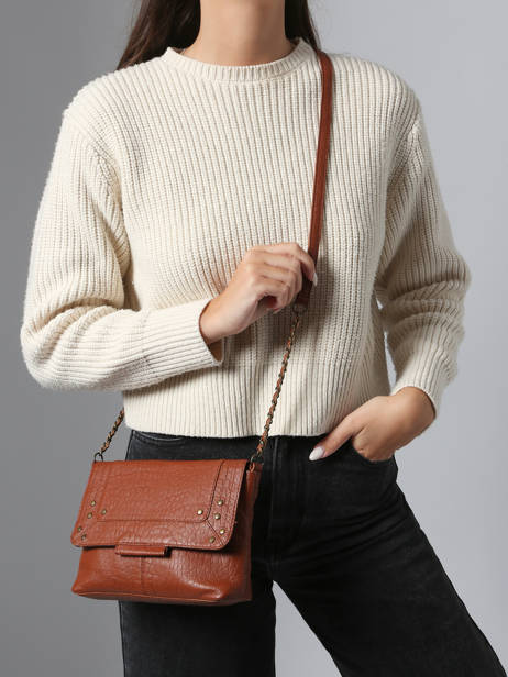 Sac Bandoulière Felizia Cuir Pieces Marron felizia 17116820 vue secondaire 1