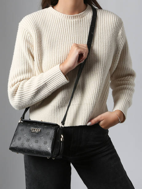 Sac Bandoulière Phoebe Guess Noir phoebe PD966573 vue secondaire 1