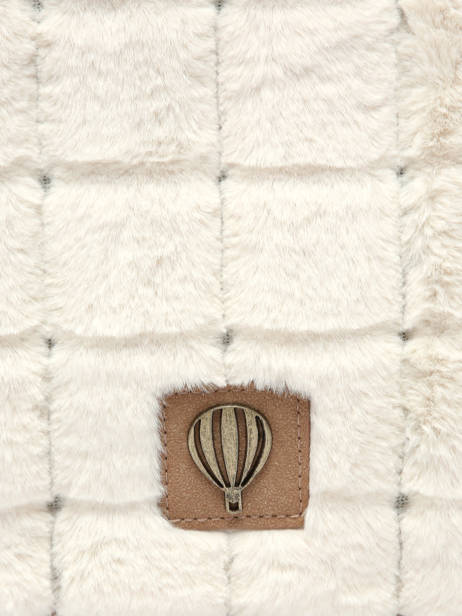 Sac Bandoulière Quadri Polyester Le voyage en panier Beige quadri AHP272 vue secondaire 3