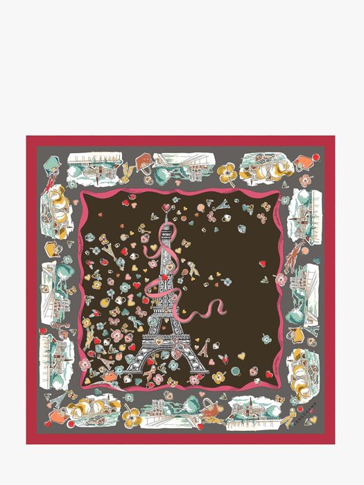 Longchamp Soie gots Etole Marron