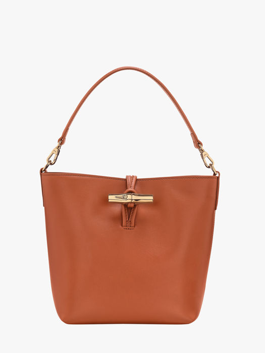 Longchamp Le roseau sleek Sacs porté travers Marron