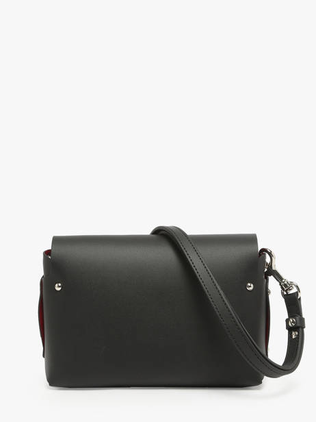 Sac Bandoulière City Flore Cuir Lancaster Noir pur & element city 48 vue secondaire 4