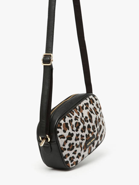 Sac Bandoulière Leopard David jones Noir leopard CM7663 vue secondaire 2