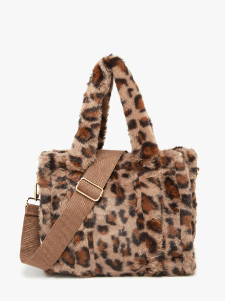 Sac Porté Main Fur David jones Marron fur CM7879