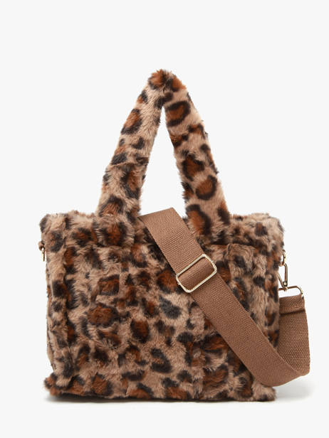 Sac Porté Main Fur David jones Marron fur CM7879 vue secondaire 4