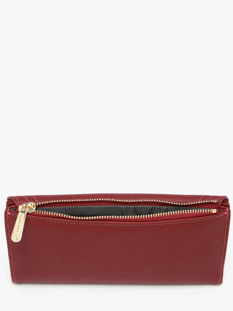 Portefeuille Saffiano David jones Rouge saffiano P164 vue secondaire 2