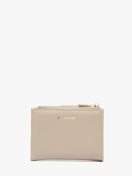 Portefeuille Saffiano David jones Beige saffiano P163 vue secondaire 2