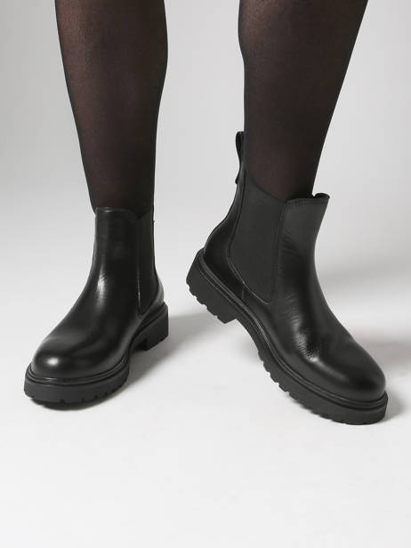 Chelsea Boots En Cuir Tommy hilfiger Noir women 8766BDS vue secondaire 1