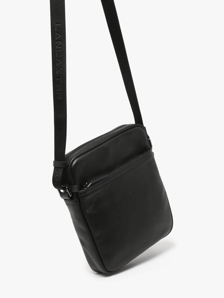 Sac Bandoulière Lancaster Noir soft vintage homme 14 vue secondaire 3