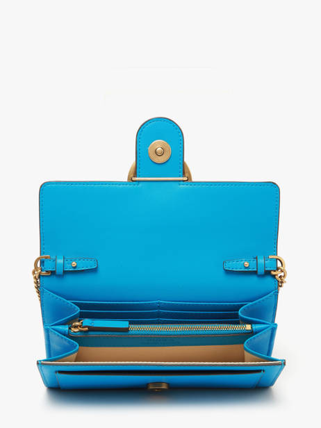 Sac Bandoulière Love Bag Icon Cuir Pinko Bleu love bag icon A0F1 vue secondaire 3