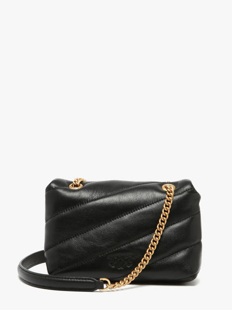 Sac Bandoulière Love Baby Puff Cuir Pinko Noir love bag puff A0F2 vue secondaire 4