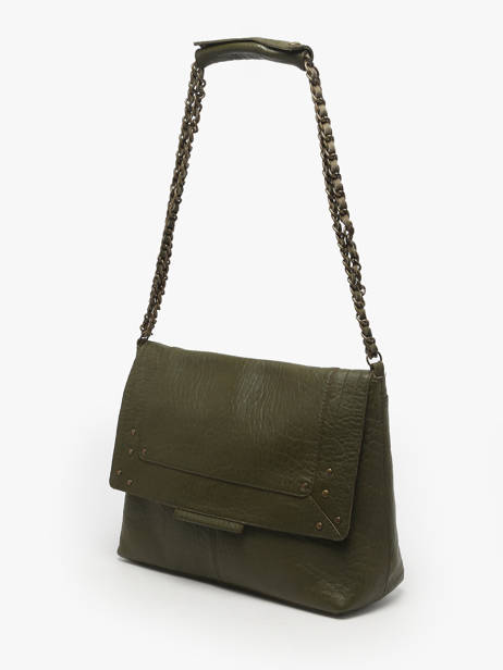 Sac Porté épaule Felizia Cuir Pieces Vert felizia 17122472 vue secondaire 2