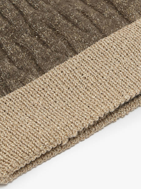 Bonnet Pieces Marron johanna 17160051 vue secondaire 1