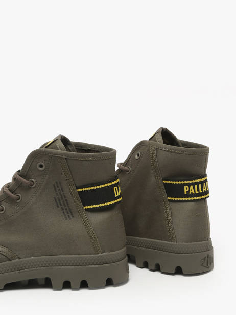 Bottines Palladium Vert men 79514325 vue secondaire 2