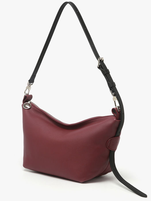 Longchamp Besace longchamp cuir Sacs porté travers Violet