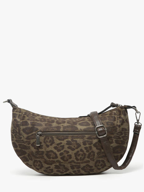 Sac Bandoulière Leopard Miniprix Vert leopard L vue secondaire 3