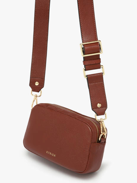 Sac Bandoulière Tradition Cuir Etrier Marron tradition ETRA141S vue secondaire 2