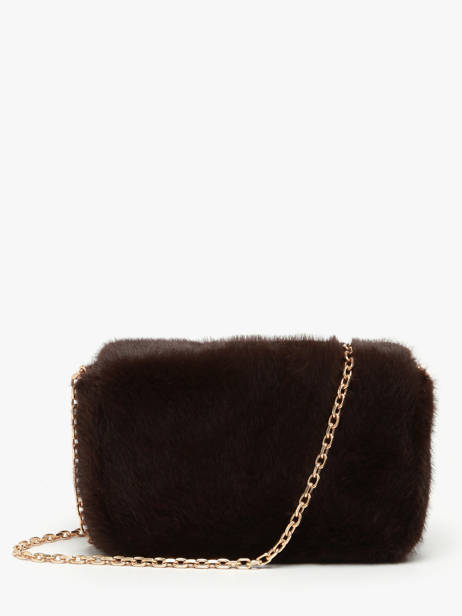 Sac Bandoulière Moon M En Fausse Fourrure Vanessa bruno Marron moon 30V40533 vue secondaire 3