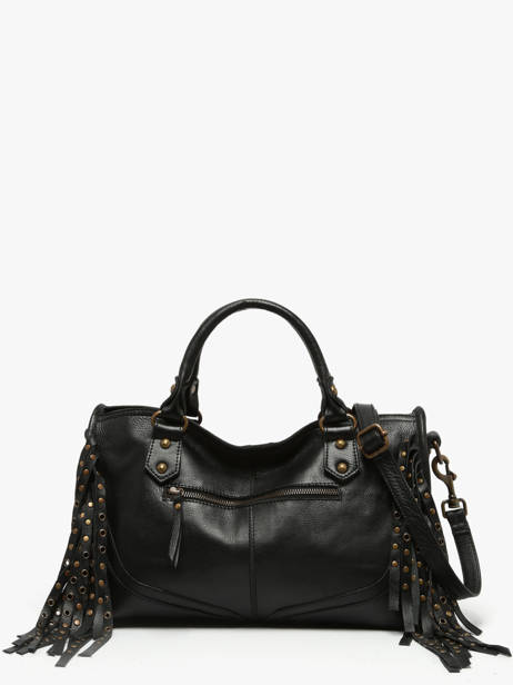 Sac à Main Dakota Eyelet Cuir Basilic pepper Noir dakota eyelet BDAE22 vue secondaire 3