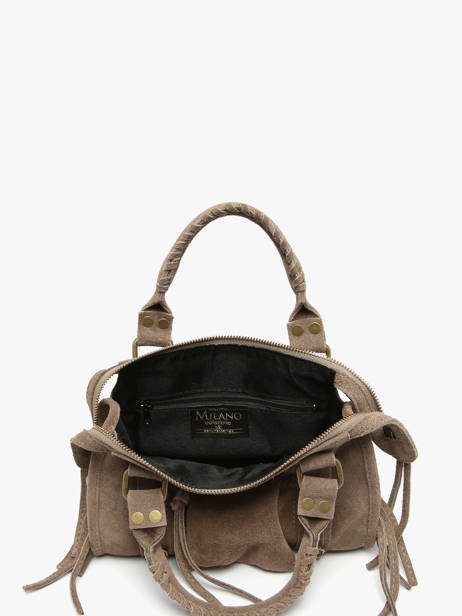 Sac Bandoulière Velvet Cuir Milano Marron velvet VE24093 vue secondaire 2