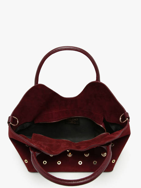 Sac à Main Velvet Studs Milano Rouge velvet studs VS25092 vue secondaire 3