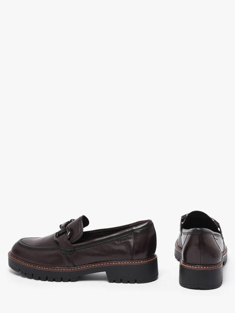 Mocassins En Cuir Tamaris Marron women 45 vue secondaire 2