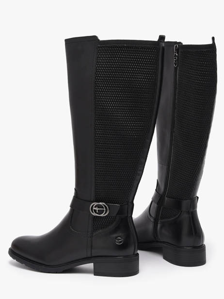 Bottes Cavalières En Cuir Tamaris Noir women 45 vue secondaire 2