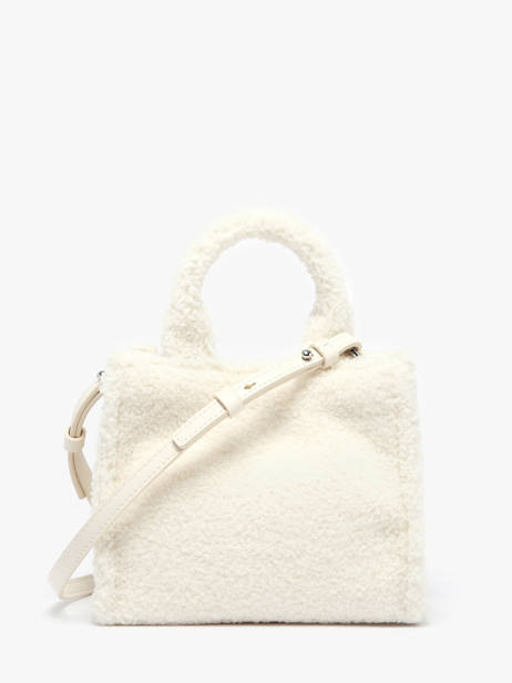 Mini Sac Cabas Rue St Guillaume Shearling Karl lagerfeld Blanc rsg A4W50016 vue secondaire 4