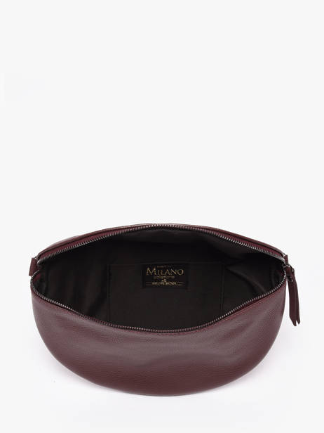 Sac Banane Caviar Cuir Milano Rouge caviar CA21123 vue secondaire 2