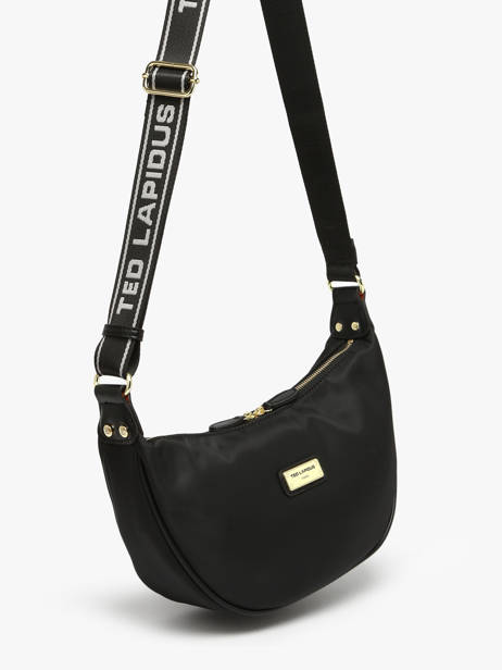 Sac Bandoulière Jamie Nylon Ted lapidus Noir jamie DU43503 vue secondaire 2