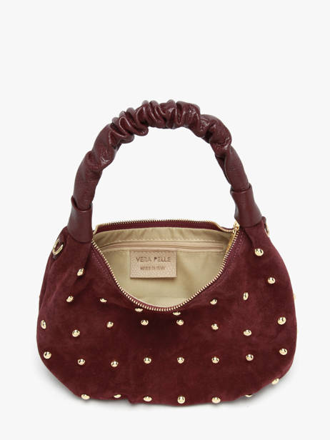 Sac Porté épaule Velvet Studs Milano Rouge velvet studs VS25094 vue secondaire 3