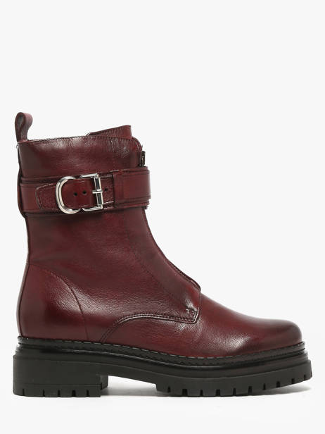 Bottines En Cuir Mjus Rouge women L97202