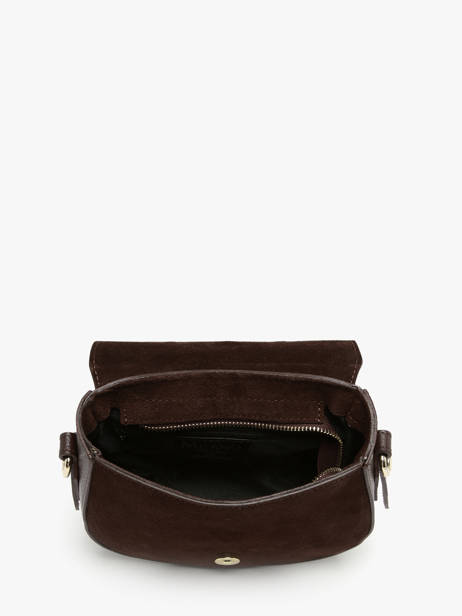 Sac Bandoulière Velvet Studs Milano Marron velvet studs VS25093 vue secondaire 3