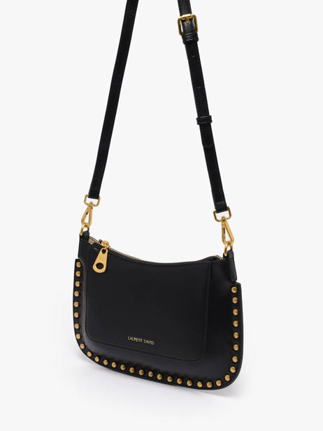 Sac Bandoulière Studs Laurent david Noir ld bags 977 vue secondaire 2