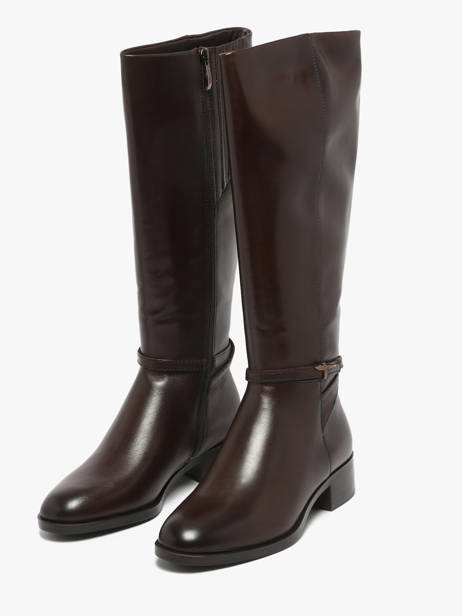 Bottes Cavalières En Cuir Tamaris Marron women 43 vue secondaire 1