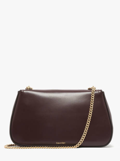 Sac Bandoulière Hardware Monogram Calvin klein jeans Marron hardware monogram 4F3171G vue secondaire 4