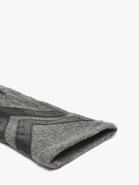 Gants Isotoner Gris women gloves 85229 vue secondaire 1